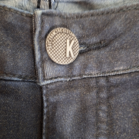 NWT Kut From The Cloth"The Toothpick Skinny"Plus-size Mia dark metallicfin. jean - Picture 12 of 13